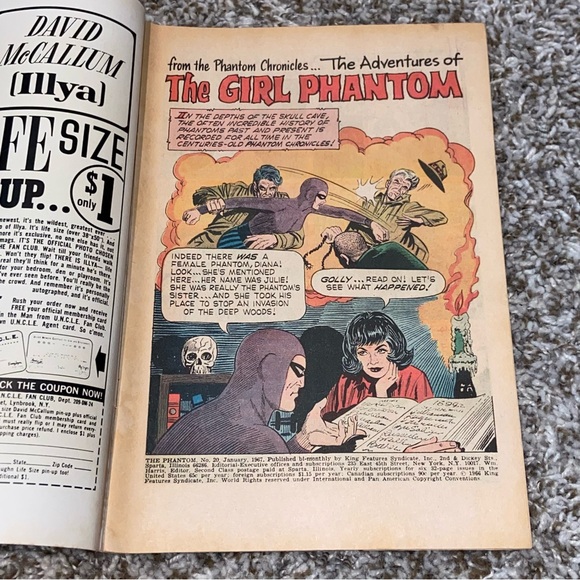 VINTAGE 1966-67 THE PHANTOM Silver Age Comic Lot Of 3ea #19-21 - Picture 10 of 11